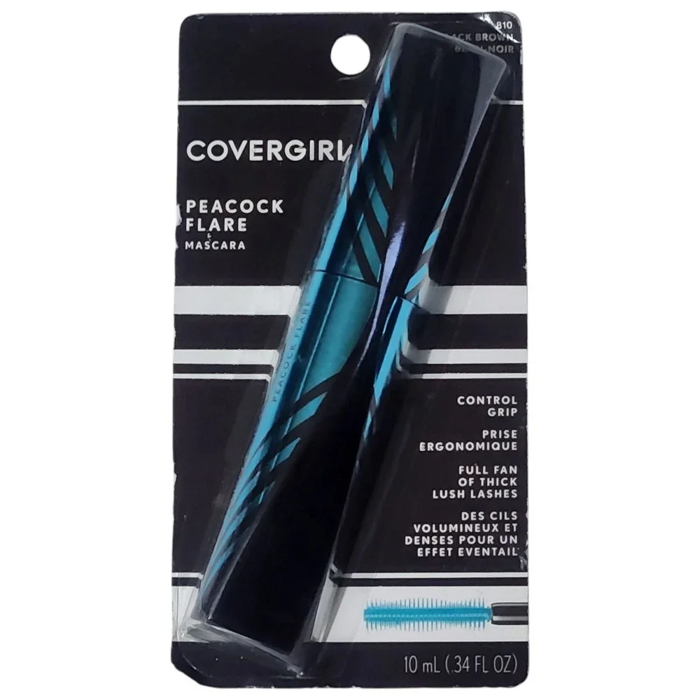 Covergirl Peacock Flare Full‎ Fan Thickening Mascara 810 Black Brown 0.34 fl oz